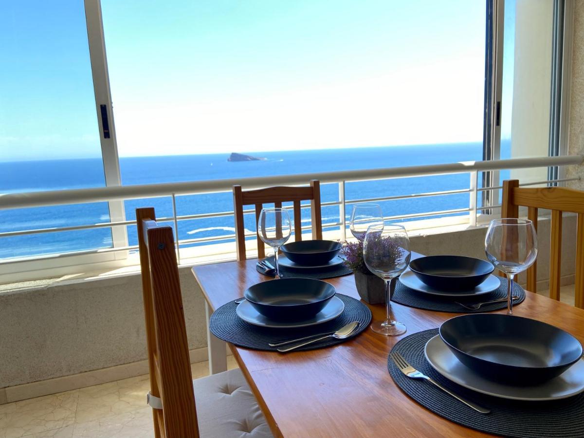 Apartamento Torre Levante, primera línea de playa Benidorm Exterior foto