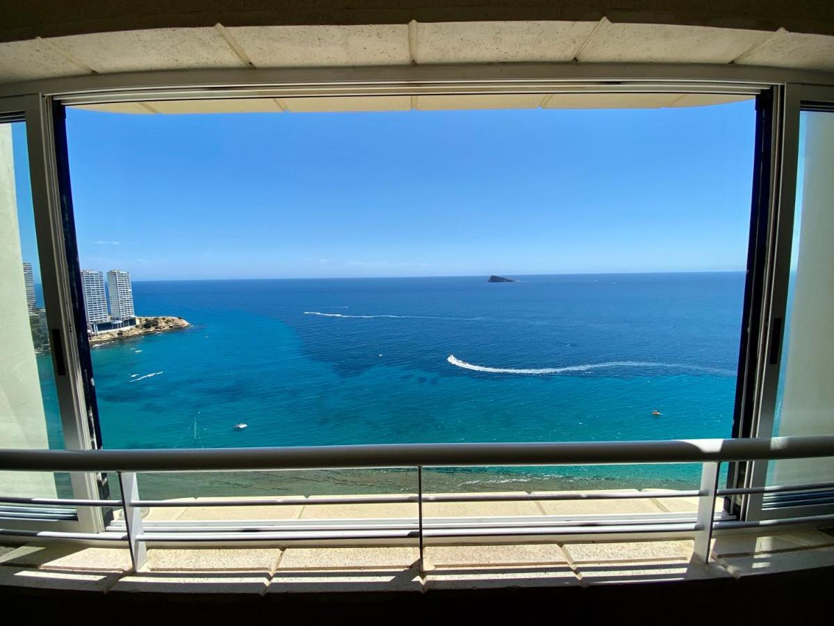 Apartamento Torre Levante, primera línea de playa Benidorm Exterior foto