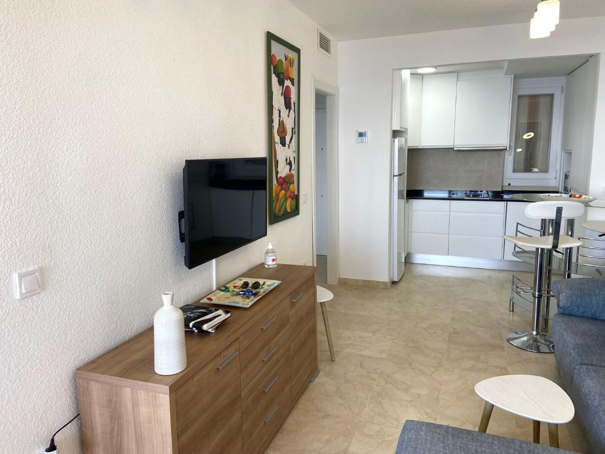 Apartamento Torre Levante, primera línea de playa Benidorm Exterior foto